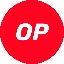 Biểu tượng logo của Optimism