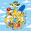 Biểu tượng logo của The Simpsons Inu
