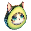 Biểu tượng logo của Flying Avocado Cat