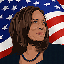 Biểu tượng logo của Kamala (harris.cool)