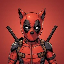 Biểu tượng logo của Deadpool Inu