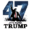 Biểu tượng logo của 47TH POTUS TRUMP