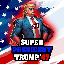 Biểu tượng logo của Super President Trump 47