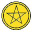 Biểu tượng logo của Ace of Pentacles