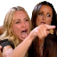 Biểu tượng logo của Woman Yelling At Cat