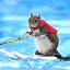 Biểu tượng logo của Twiggy the water skiing squirrel