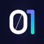 Biểu tượng logo của 01coin