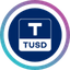 Biểu tượng logo của Aave TUSD