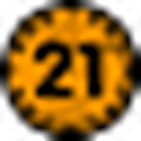 Biểu tượng logo của Bitcoin 21