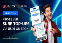 giá bitcoin: UQUID tích hợp USDT trên TRON thanh toán giao thông công cộng liền mạch ở Argentina