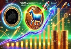 giá bitcoin: GOAT vượt qua PEPE tăng trưởng lên 900 triệu đô la vốn hóa thị trường trong 2 tuần – Chi tiết