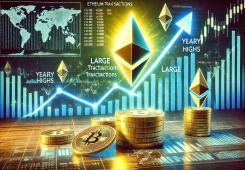 giá bitcoin: Giao dịch Ethereum lớn tăng khi ETH phá vỡ mức cao nhất trong năm