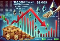 giá bitcoin: Các nhà đầu tư rút 360.000 Ethereum khỏi sàn giao dịch chỉ trong 48 giờ – xu hướng tích lũy?
