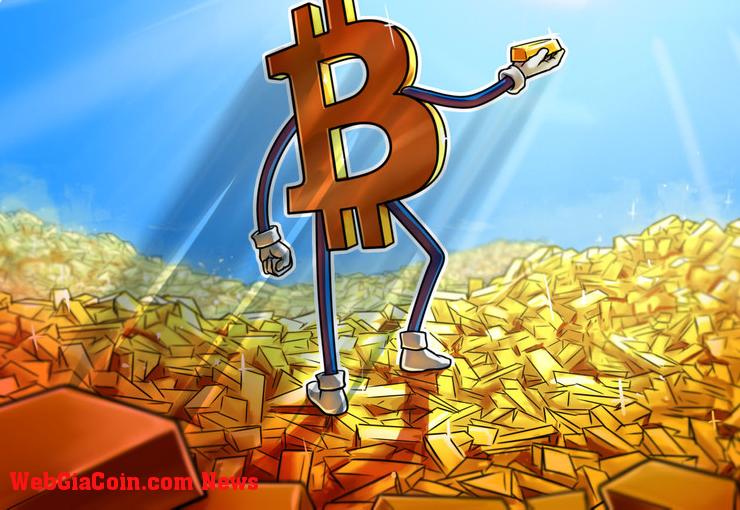 Bitcoin dưới 22 nghìn đô la trông ngon lành khi so sánh với vốn hóa thị trường vàng