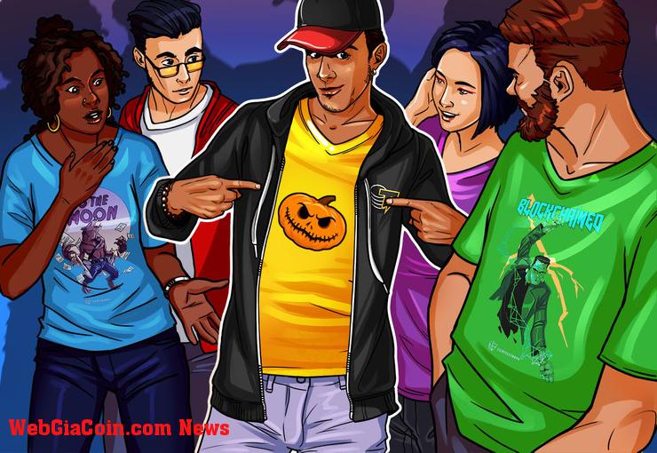 Cửa hàng Cointelegraph giới thiệu hàng hóa Halloween Crypto Monsters