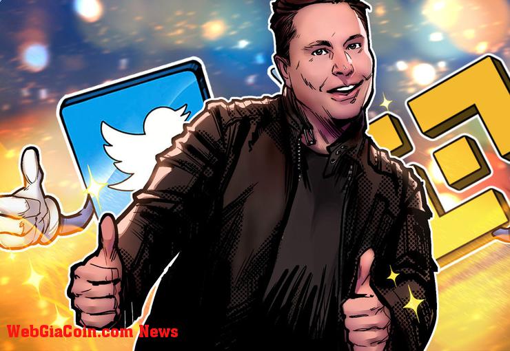 Binance đã bỏ ra 500 triệu đô la hỗ trợ Musk tiếp quản Twitter, CZ cho biết