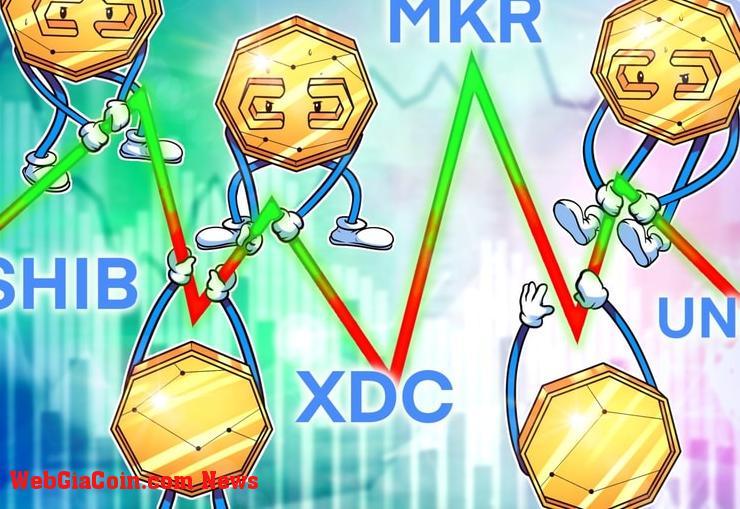 Price Action đi ngang của bitcoin khiến các nhà đầu tư tập trung vào SHIB, UNI, MKR và XDC