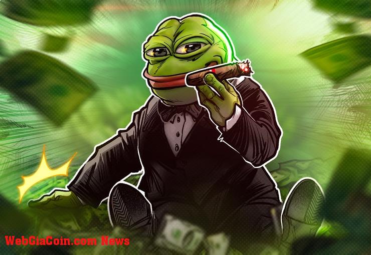 Cá voi PEPE nắm bắt cơ hội, mua số token trị giá 529 nghìn đô la