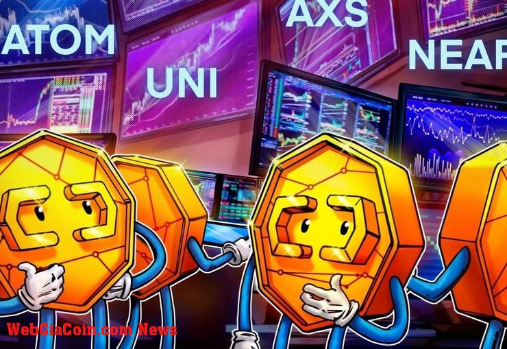 Giá bitcoin lấy lại 35 nghìn đô la - liệu ATOM, UNI, NEAR và AXS có tăng giá tiếp theo không?